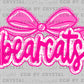 Bearcats Pink Mascot Ready to Press DTF Transfers Sublimation Transfers