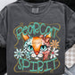 Bearcat Spirit Cartoon Mascot Ready to Press Transfer DTF Transfer Sublimation Transfer