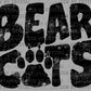 Bear Cats Mascot Ready to Press Transfer DTF Transfer Sublimation Transfer