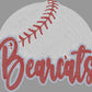 Bearcats Baseball or Softball Approximately 11" wide Spangle Transfer