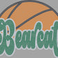 Bearcats Basketball Approximately 11" wide Spangle Transfer