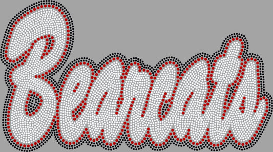 Bearcats 3 Color Approximately 11" wide Spangle Transfer