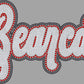 Bearcats 3 Color Approximately 11" wide Spangle Transfer