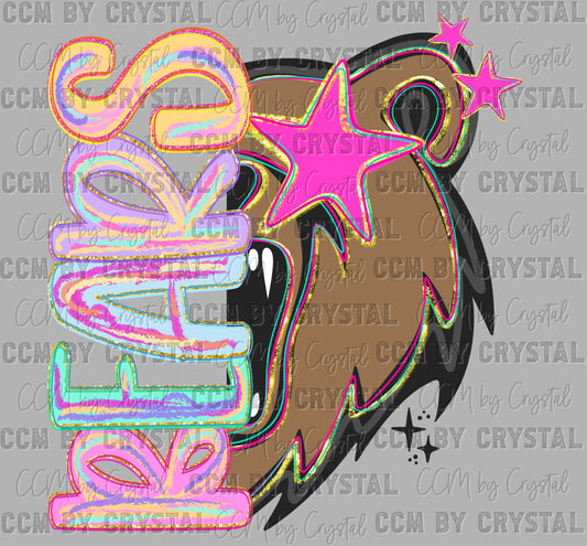 Bears Pastel Mascot Ready to Press DTF Transfers Sublimation Transfers