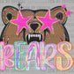 Bears Pastel Mascot Ready to Press DTF Transfers Sublimation Transfers