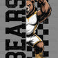 Bears Grunge Checkered Sports Mascot Ready to Press Transfer DTF Transfer Sublimation Transfer