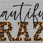 Beautiful Crazy Leopard Ready to Press Transfer DTF Transfer Sublimation Transfer