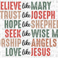 Believe like Mary Love like Jesus Ready To Press Transfer DTF Sublimation