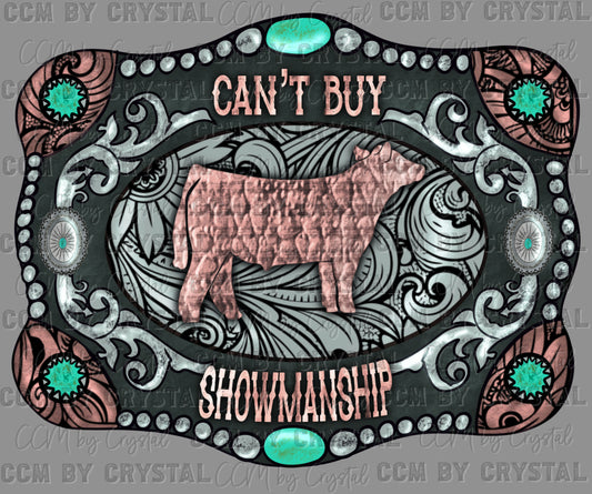 Western Rode Belt Buckle Ready to Press Transfer DTF Transfer Sublimation Transfer