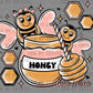 Bee Mine Ready to Press Transfer DTF Transfer Sublimation Transfer