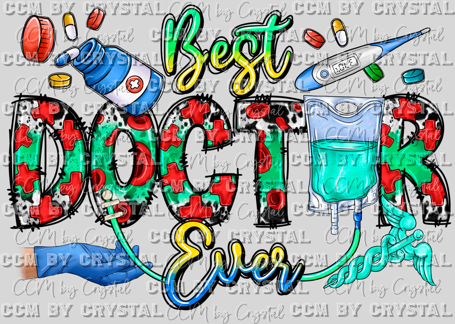 Best Doctor Ever Dr. MD Ready to Press Transfer