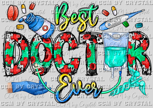 Best Doctor Ever Dr. MD Ready to Press Transfer