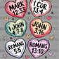 Bible Verses Valentines Day Ready to Press Transfer DTF Transfer Sublimation Transfer