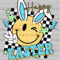 Blue Easter Bunny Ready to Press Transfer