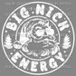 Big Nick Energy Santa Christmas Ready To Press Transfer DTF Sublimation
