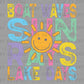 Boat Waves Sun Rays Lake Days Clean Ready to Press Transfer DTF Transfer Sublimation Transfer