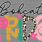 Bobcat Pride Wild and Colorful Mascot Ready to Press Transfer Direct to Film DTF Transfers
