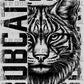 Grunge Bobcats Mascot Ready to Press Transfer DTF Transfer Sublimation Transfer