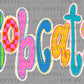 Bobcats Doodle Colorful Mascot Ready to Press Transfer Direct to Film DTF Transfers