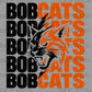 Bobcats Orange Ready to Press DTF Transfers Sublimation Transfers