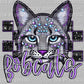 Bobcats Faux Rhinestone Effect Ready to Press Transfer DTF Transfer Sublimation Transfer