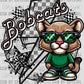 Bobcats Mascot Ready to Press Transfer DTF Transfer Sublimation Transfer
