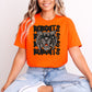 Bobcats Black Mascot Faux Glitter T-Shirt