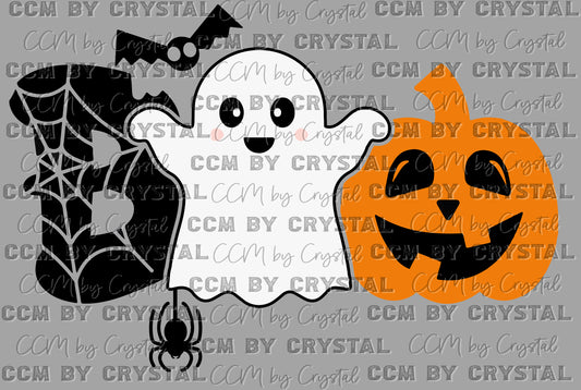 Halloween Boo Ready to Press Transfer DTF Transfer