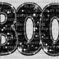 Boo Faux Embroidery Faux Sequins Halloween Fall Ready to Press Transfer