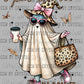 I Put The Boo in Boujee Halloween Ghost Ready to Press Transfer DTF Transfer Sublimation Transfer