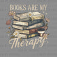 Books Are My Therapy UV DTF Transfer Sticker UV Transfer Ready to Apply