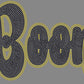 Boone Approximately 11" wide Spangle Transfer