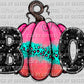 Boo Pumpkin Faux Embroidery Faux Sequins Halloween Fall Ready to Press Transfer