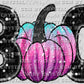 Boo Pumpkin Faux Embroidery Faux Sequins Halloween Fall Ready to Press Transfer