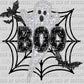 Boo Ghost Faux Embroidery Faux Sequins Halloween Fall Ready to Press Transfer