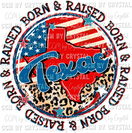 Texas Born and Raised Ready to Press Transfer