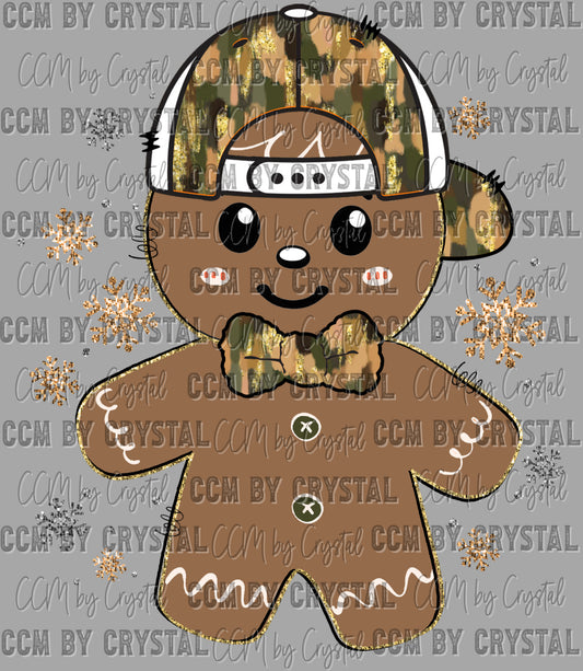 Christmas Gingerbread Boy Ready to Press Transfer DTF Transfer Sublimation Transfer (Copy)