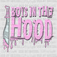 Boys in the Hood Pocket Sleeve Halloween Ready to Press Transfer