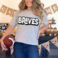 Braves Mascot Sports Ready to Press Transfer DTF Transfer Sublimation Transfer