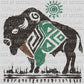 Buffalo Aztec Ready to Press Transfer DTF Transfer Sublimation Transfer