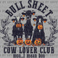 Halloween Bull Sheet Black Ready to Press Transfer DTF Transfer Sublimation Transfer