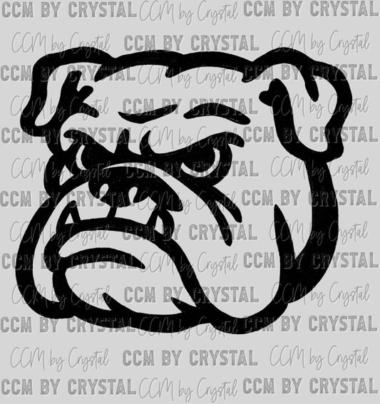 Bulldogs Mascot Ready to Press Transfer DTF Transfer Sublimation Transfer