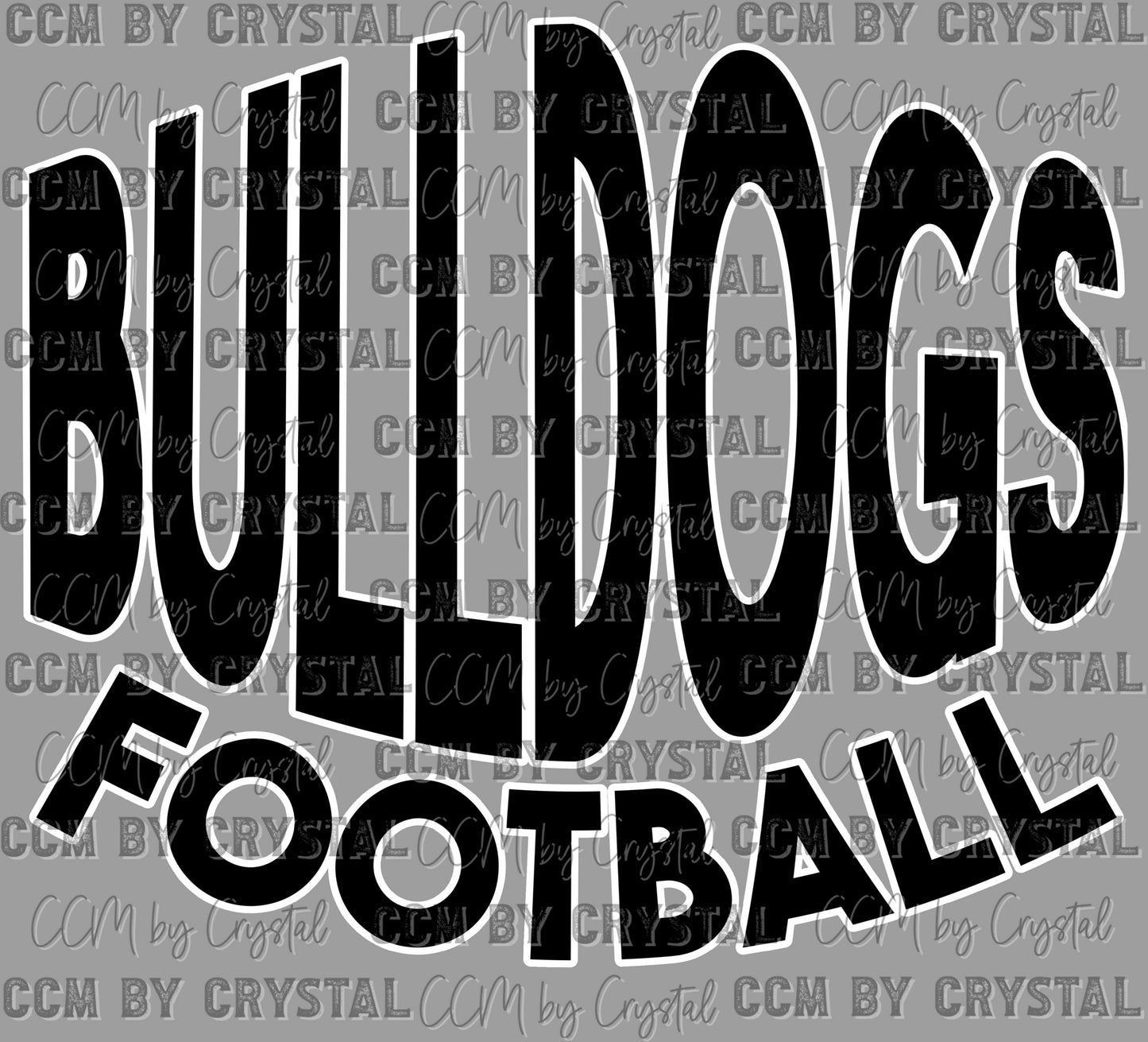 Bulldogs Football Ready to Press Transfer DTF Transfer Sublimation Transfer