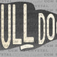 Bulldogs Pennant Mascot Ready to Press Transfer DTF Transfer Sublimation Transfer