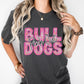 Bulldogs Pink Out Faux Glitter Effect PNG Digital File ONLY SM