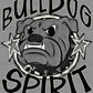 Bulldog Spirit Stars Checkered Mascot Sports Ready to Press Transfer DTF Transfer Sublimation Transfer