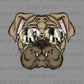 Bulldogs Gold Pocket DTF Transfer Sublimation Transfer