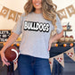 Bulldogs Black and White Mascot Sports Ready to Press Transfer DTF Transfer Sublimation Transfer