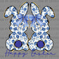 Easter Bunnies Ready to Press Transfer DTF Transfer Sublimation Transfer