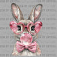 Easter Bunny Bubble Glasses Ready to Press DTF Transfers Sublimation Transfers